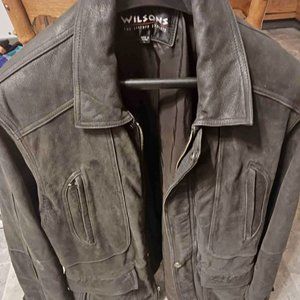 Men's Wilson LARGE ASH LINED Leather Jacket.